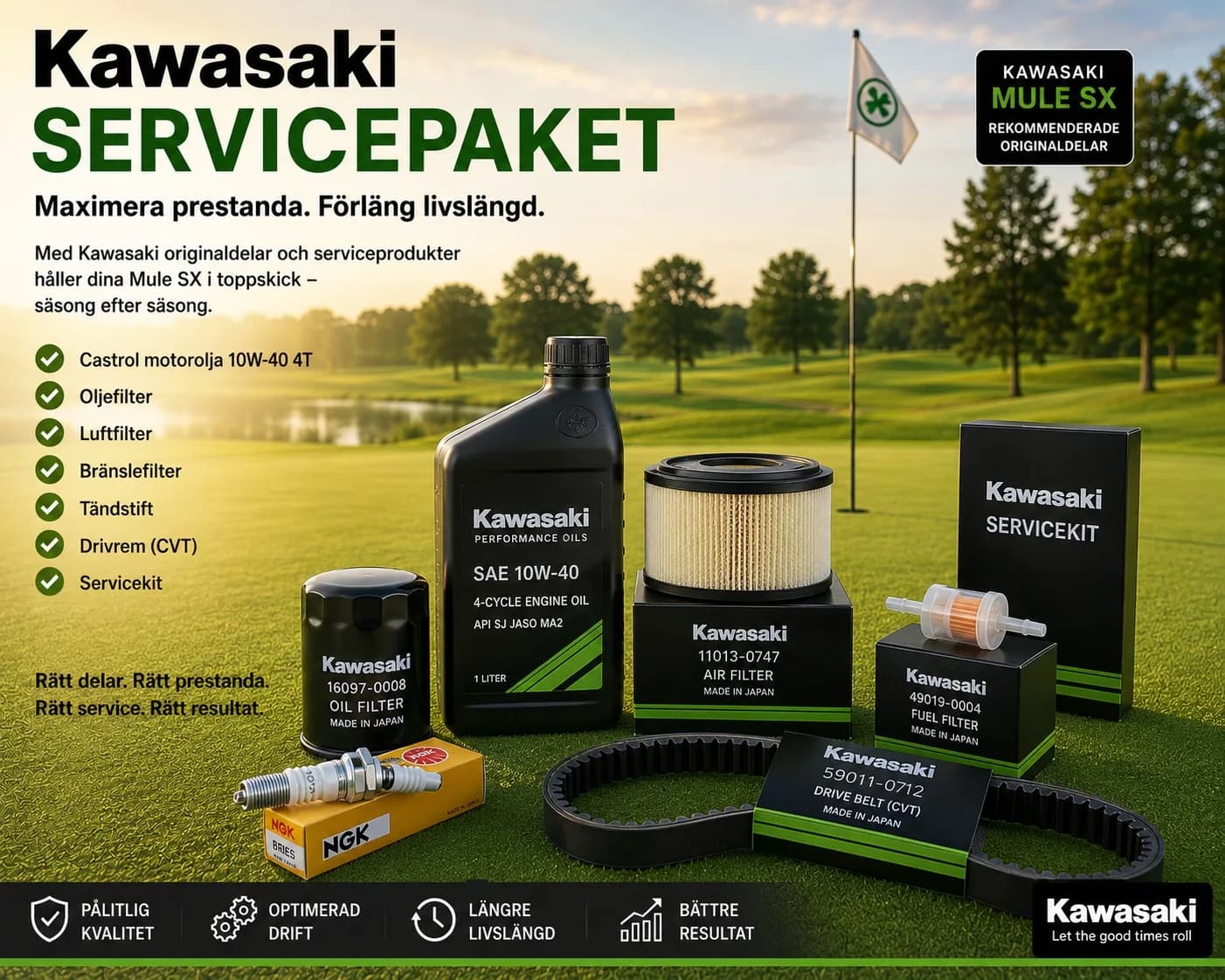 Mule Servicepaket 600, SX förgasare 